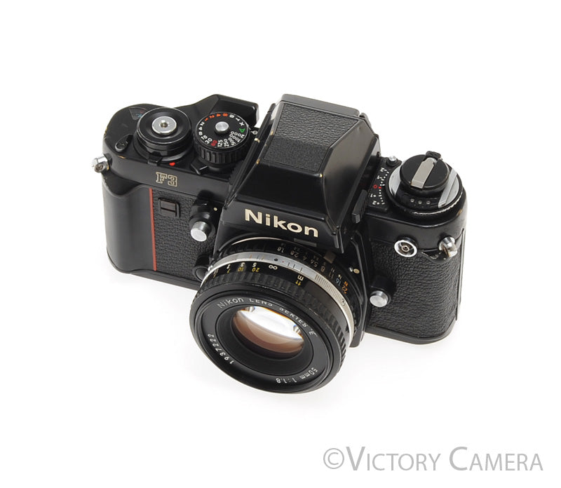 Nikon F3 35mm Film Camera w/ Nikon 50mm f1.8 AI-S Lens [EXC] - Victory Camera