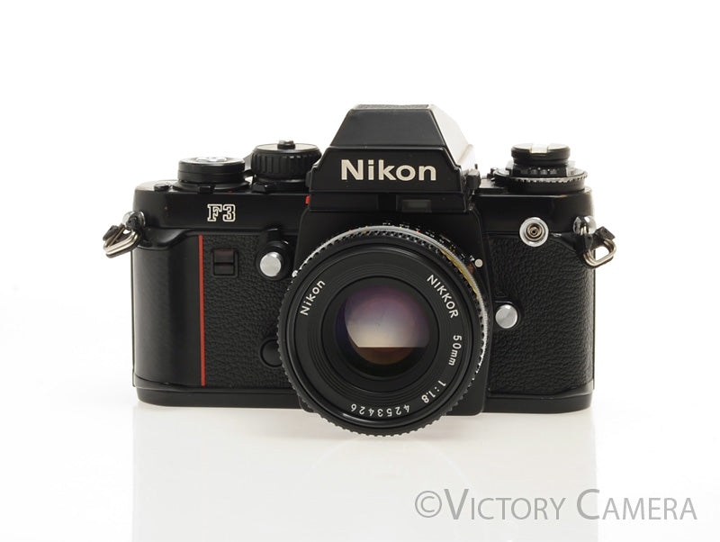 Nikon F3 35mm Film Camera w/ Nikon 50mm f1.8 AI-S Lens [EXC] - Victory Camera