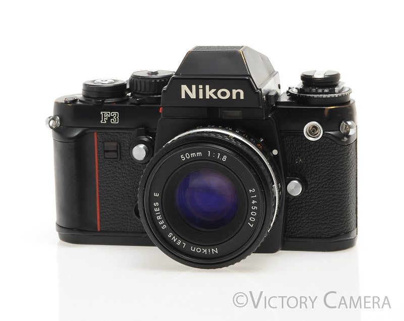 Nikon F3 35mm Film Camera w/ Nikon 50mm f1.8 AI-S Lens -New Seals- [EXC-] - Victory Camera