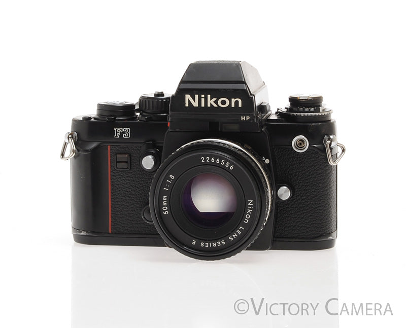Nikon F3HP F3 HP 35mm Film Camera w/ Nikon 50mm f1.8 AI-S Lens [EXC-] - Victory Camera