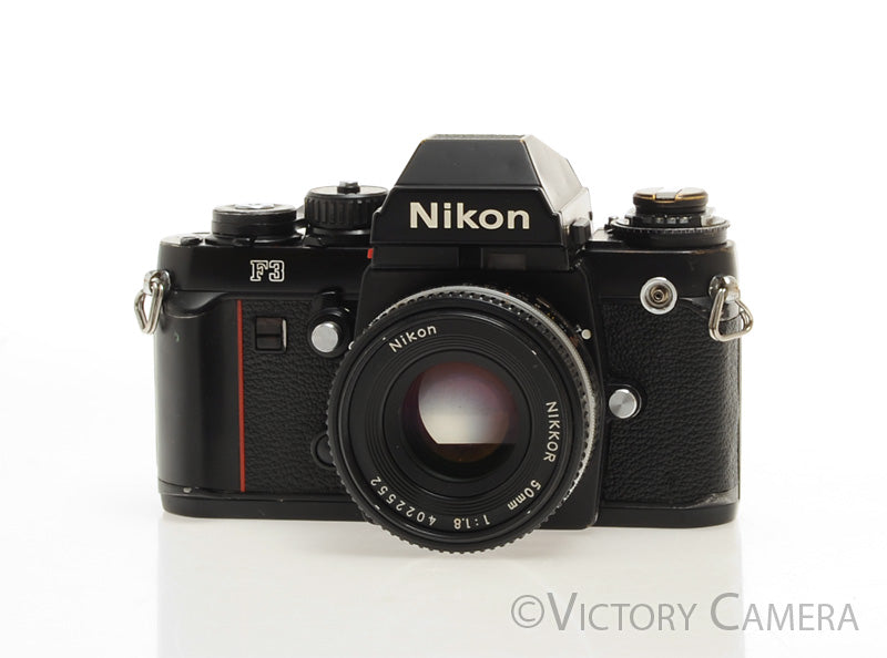 Nikon F3 35mm Film Camera w/ Nikon 50mm f1.8 AI-S Lens [EXC-] - Victory Camera