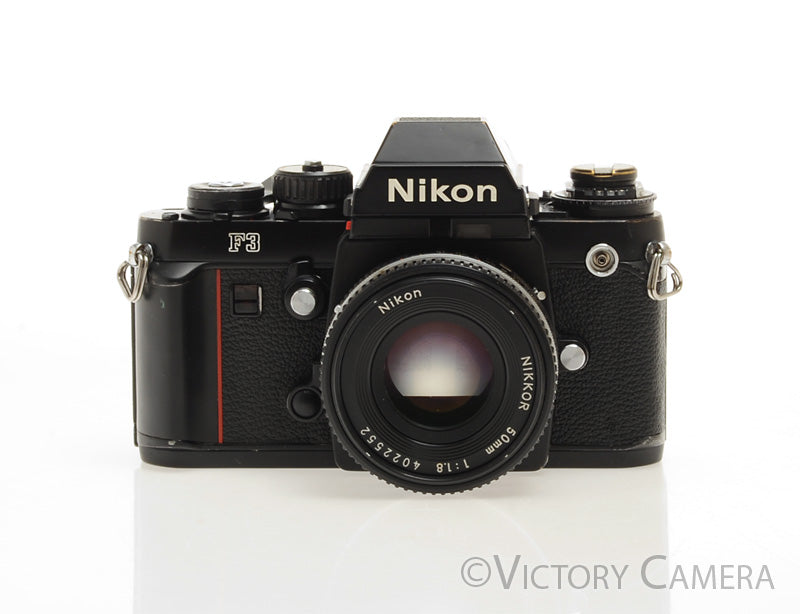 Nikon F3 35mm Film Camera w/ Nikon 50mm f1.8 AI-S Lens [EXC-]