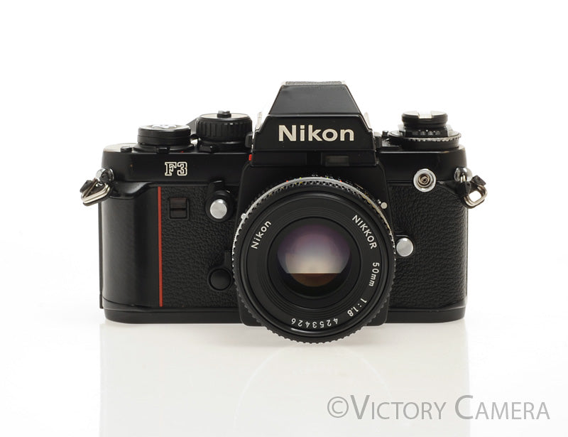 Nikon F3 35mm Film Camera w/ Nikon 50mm f1.8 AI-S Lens [EXC] - Victory Camera