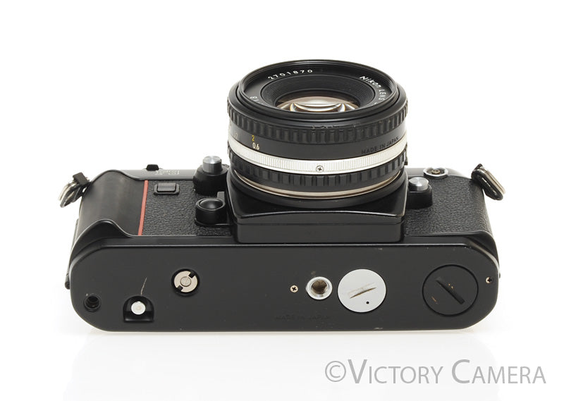 Nikon F3 HP F3HP 35mm Film Camera w/ Nikon 50mm f1.8 AI-S Lens [EXC] - Victory Camera