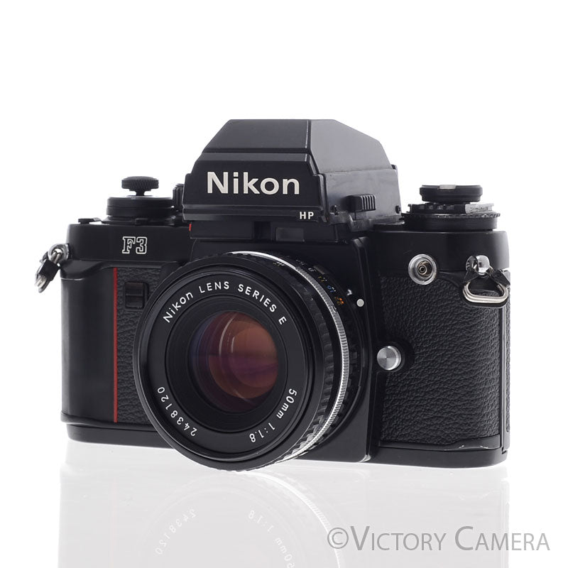 Nikon F3 HP F3HP 35mm Film Camera w/ Nikon 50mm f1.8 AI-s Lens [EXC] - Victory Camera