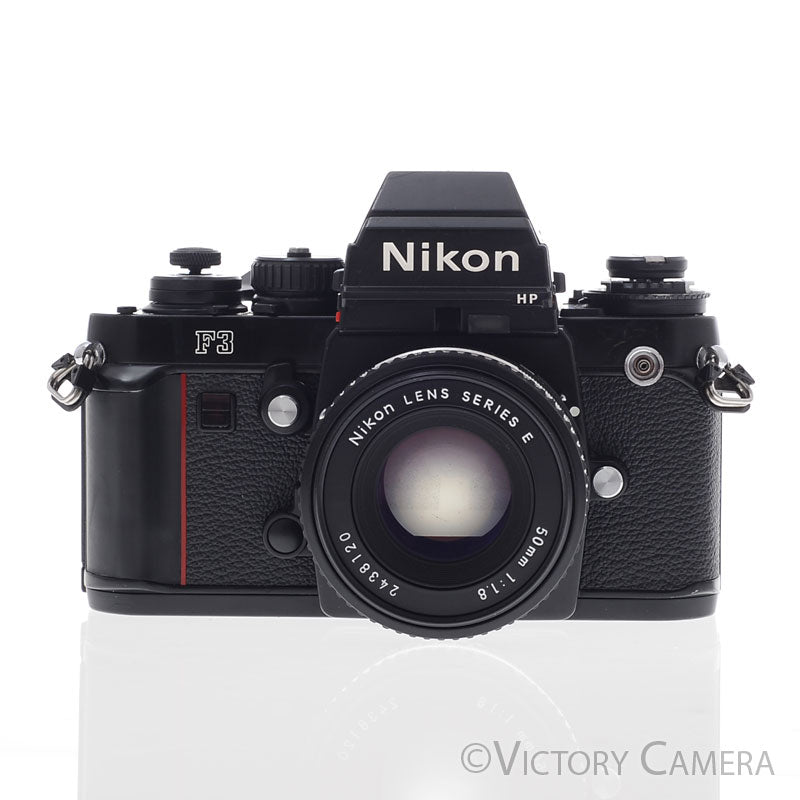 Nikon F3 HP F3HP 35mm Film Camera w/ Nikon 50mm f1.8 AI-s Lens [EXC] - Victory Camera