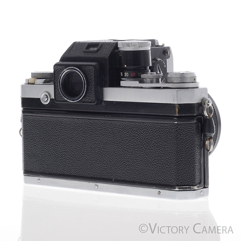 Nikon F Chrome 35mm Camera Body w/ 39-80mm Zoom Lens -No Meter- [BAR]