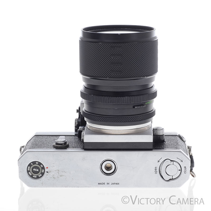 Nikon F Chrome 35mm Camera Body w/ 39-80mm Zoom Lens -No Meter- [BAR]