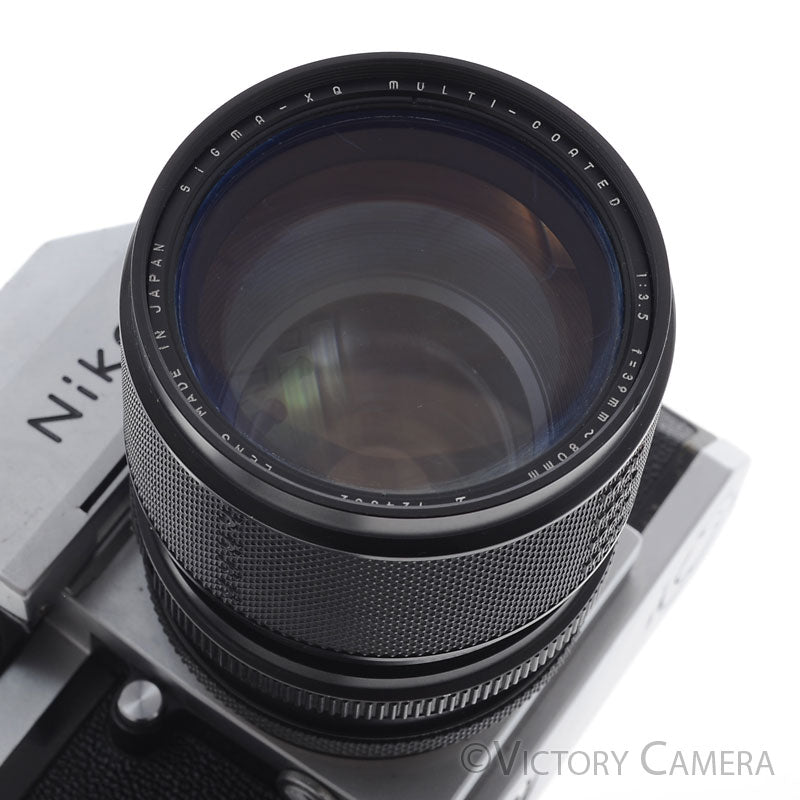 Nikon F Chrome 35mm Camera Body w/ 39-80mm Zoom Lens -No Meter- [BAR]