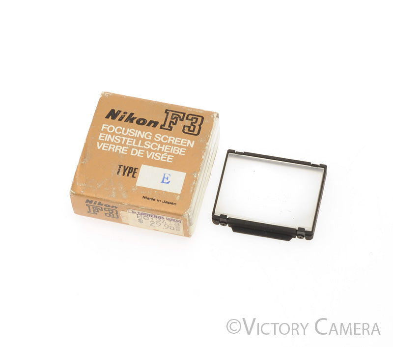 Nikon F3 Grid Focusing Screen Type E Red Dot [GOOD] - Victory Camera