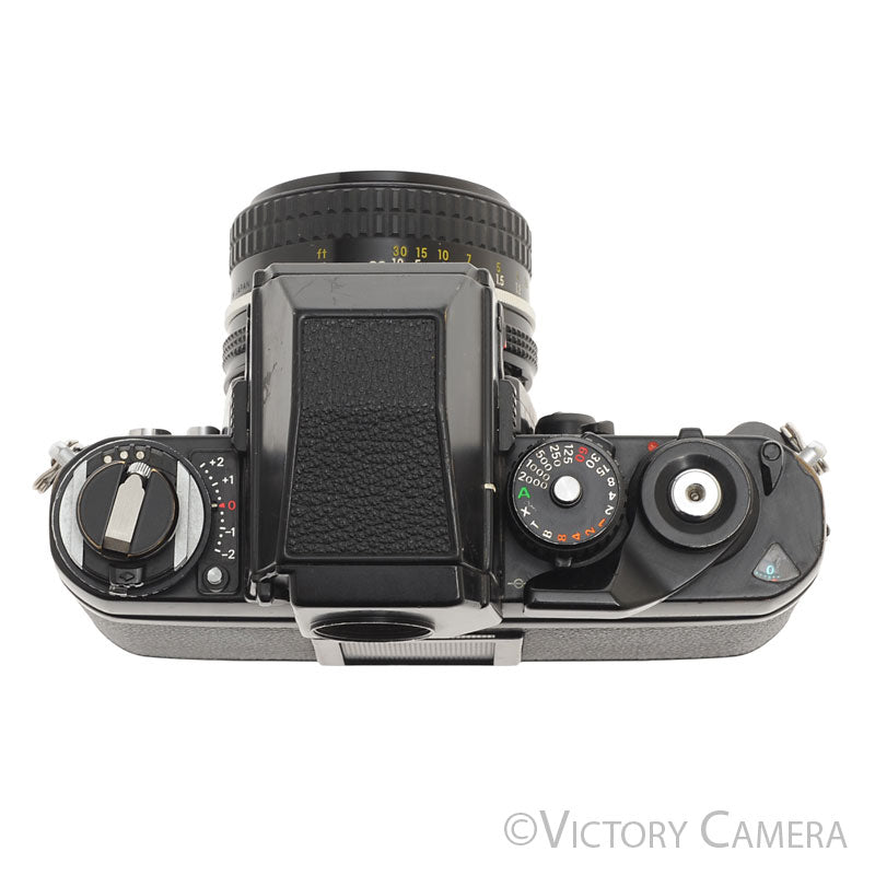 Nikon F3 HP F3HP 35mm Film Camera w/ Nikon 50mm f1.8 AI Lens [EXC] - Victory Camera