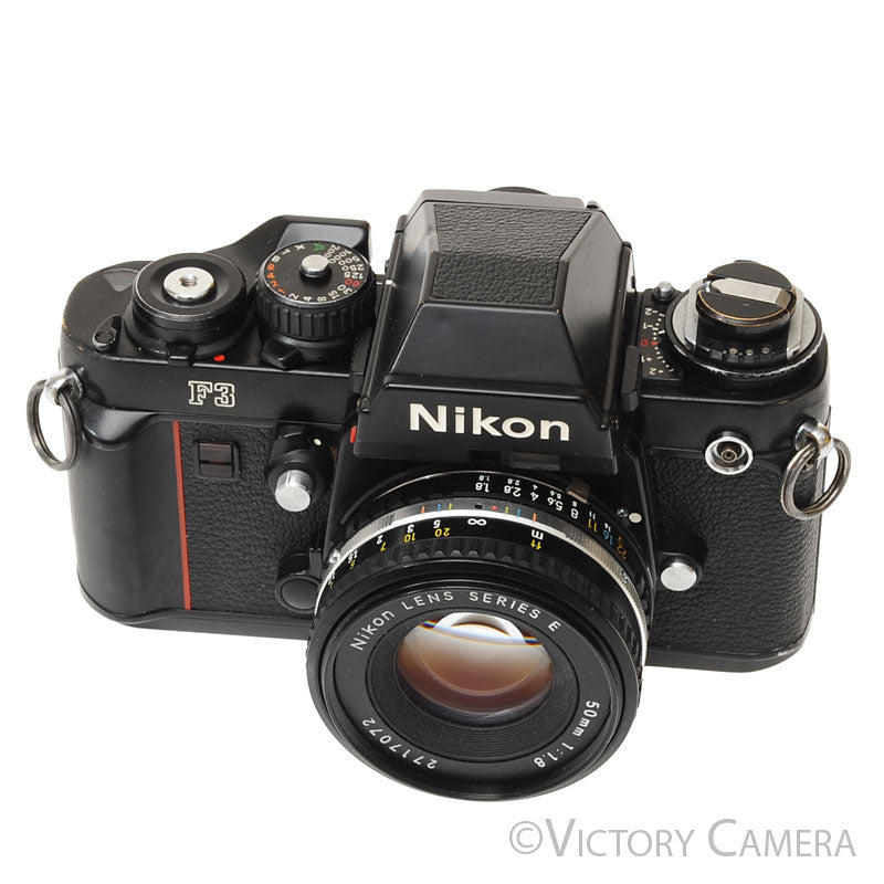 Nikon F3 35mm Film Camera w/ Nikon 50mm f1.8 AI-S Lens [EXC] - Victory Camera