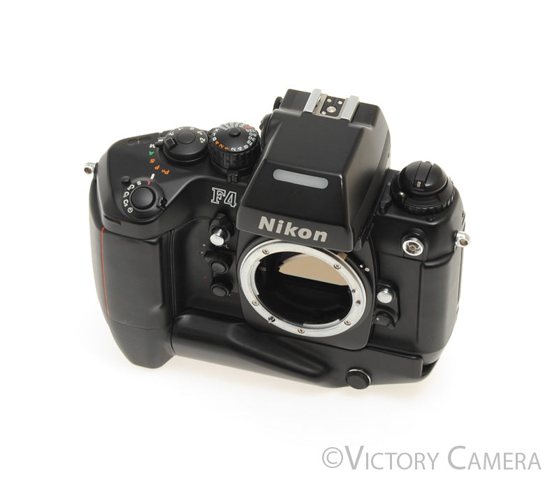 Nikon F4 35mm Pro Film Camera Body w/ MB-21 Battery Grip [EXC+] - Victory Camera