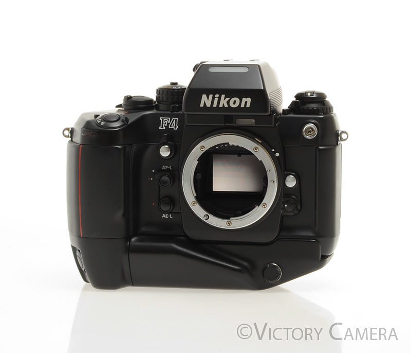 Nikon F4 35mm Pro Film Camera Body w/ MB-21 Battery Grip [EXC+] - Victory Camera