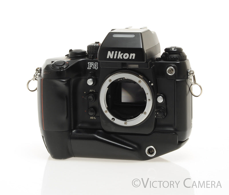 Nikon F4 35mm Pro Film Camera Body w/ MB-21 Battery Grip [EXC-] - Victory Camera