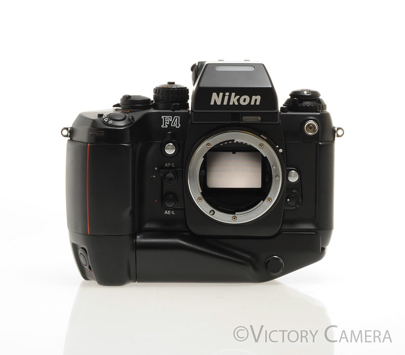 Nikon F4 35mm Pro Film Camera Body w/ MB-21 Battery Grip [EXC+] - Victory Camera