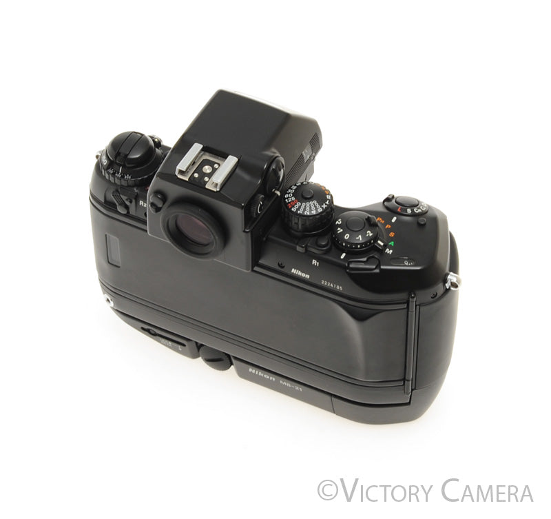 Nikon F4 35mm Pro Film Camera Body w/ MB-21 Battery Grip [EXC+] - Victory Camera
