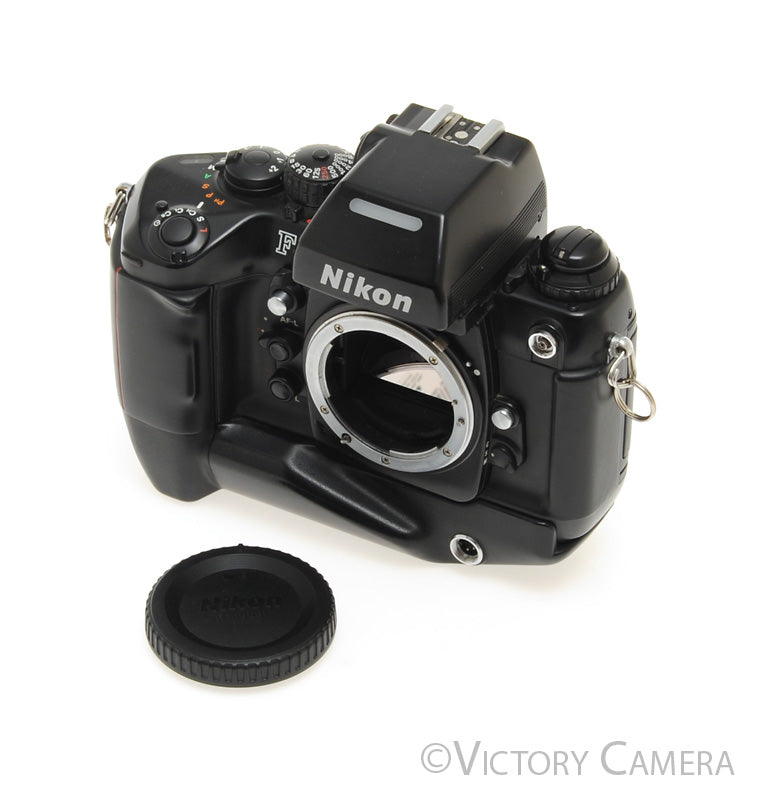 Nikon F4 35mm Pro Film Camera Body w/ MB-21 Battery Grip [EXC-] - Victory Camera