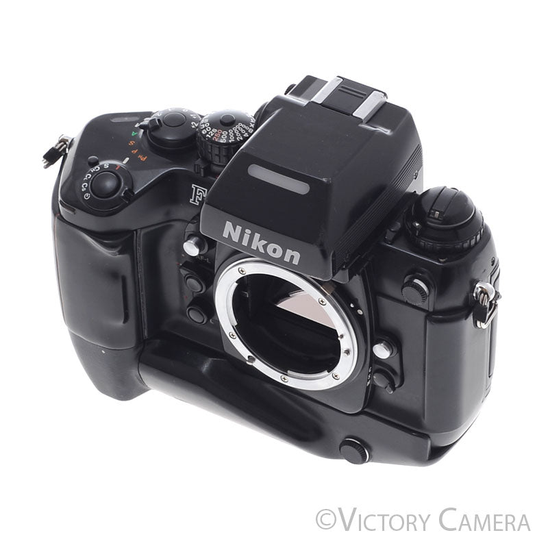 Nikon F4 35mm Pro Film Camera Body w/ MB-21 Battery Grip [EXC] - Victory Camera