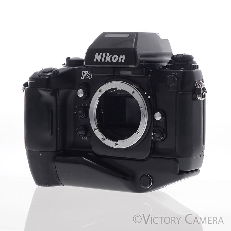 Nikon F4 35mm Pro Film Camera Body w/ MB-21 Battery Grip [EXC] - Victory Camera