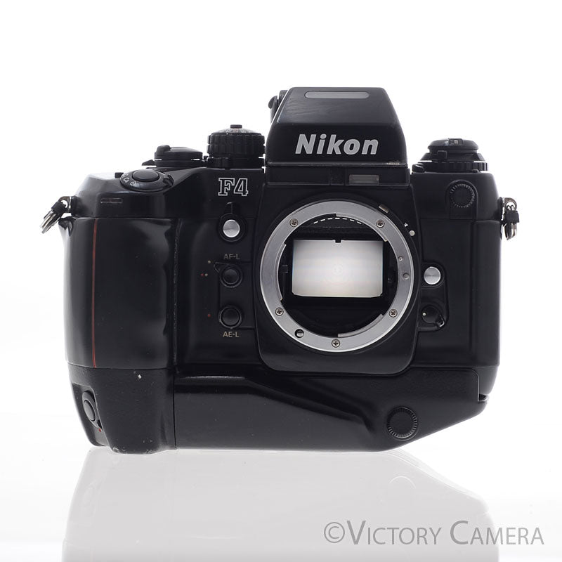 Nikon F4 35mm Pro Film Camera Body w/ MB-21 Battery Grip [EXC] - Victory Camera