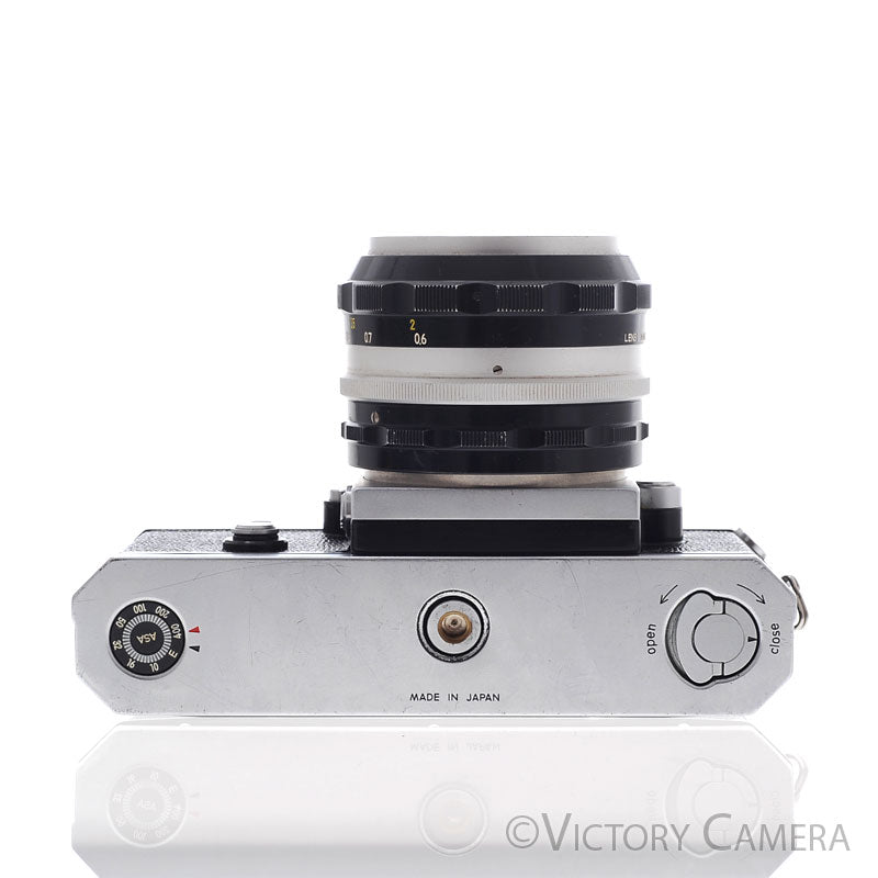 Nikon F Early 1960/61 64xxx w/ 50mm f1.4 Lens, Eye Level Finder  [EXC]