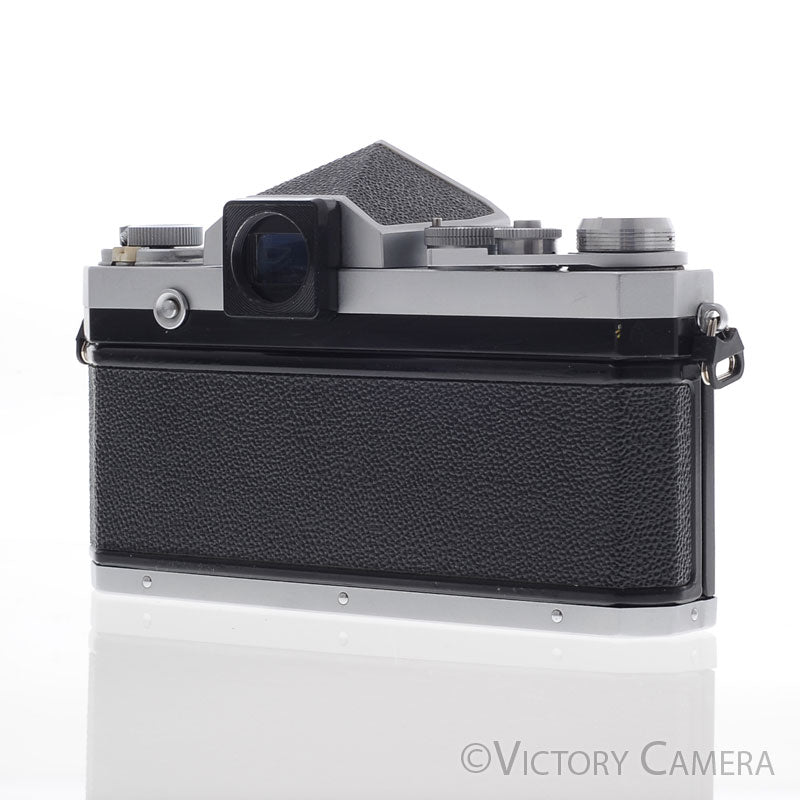 Nikon F Chrome 35mm Camera + 50mm f1.4 Lens Eye Level Finder [EXC] - Victory Camera