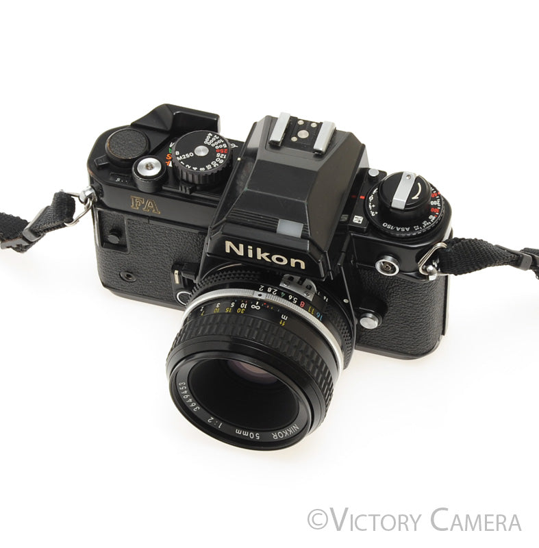 フィルムカメラ Nikon FA Black Nikon FA Black Camera Body w/ Matrix Metering and 50mm f2