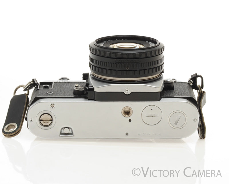 Nikon FA Chrome Camera Body with Matrix Metering and 50mm f1.8 Lens [EXC] - Victory Camera