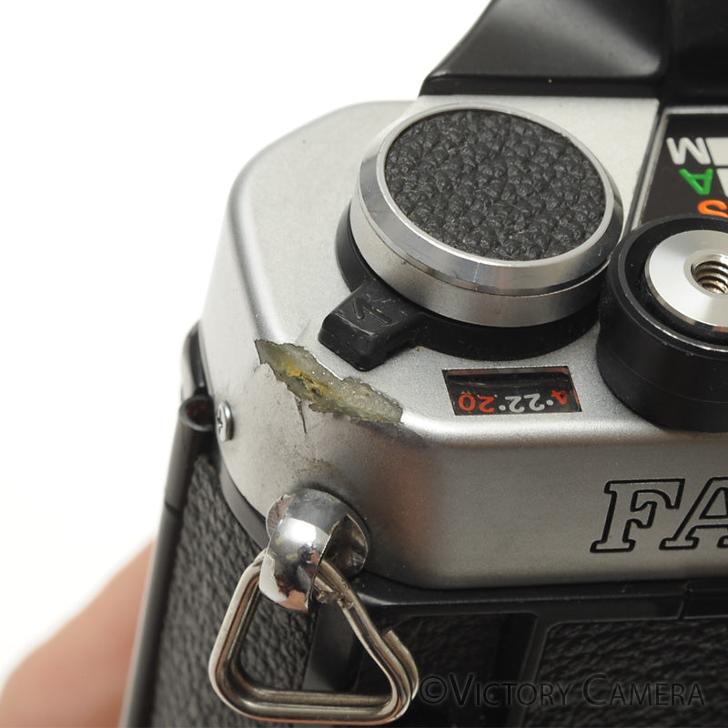 Nikon FA Chrome Camera Body with Matrix Metering -New Seals- [EXC-] - Victory Camera
