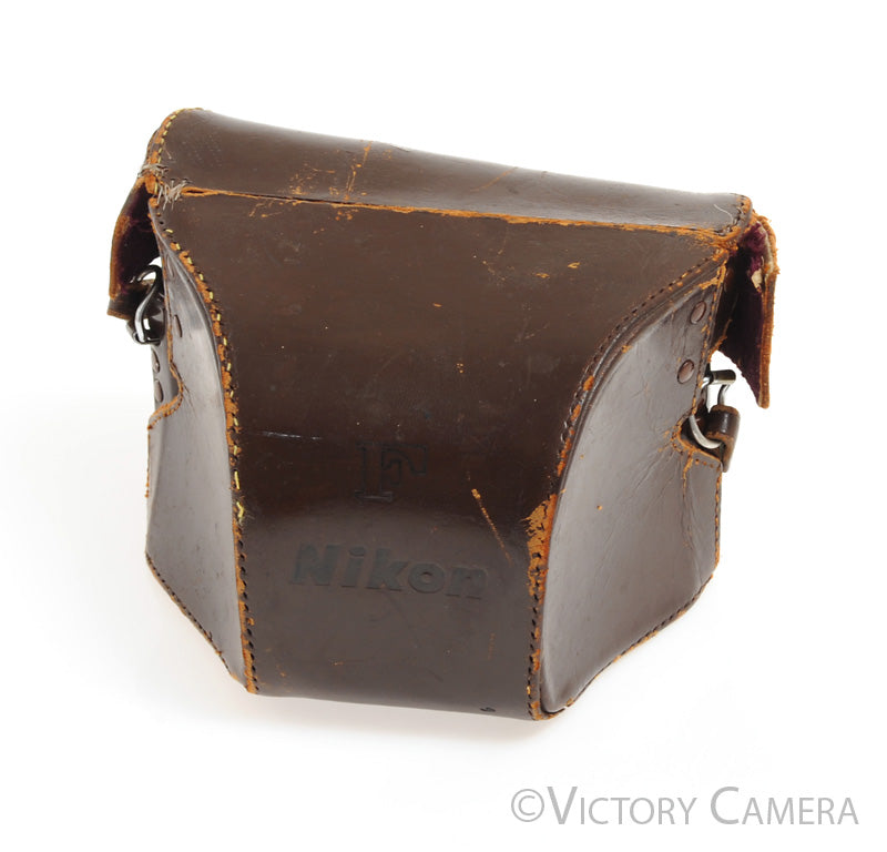 Nikon Early F Brown Leather Ever Ready Case Type 1 [EXC-] - Victory Camera