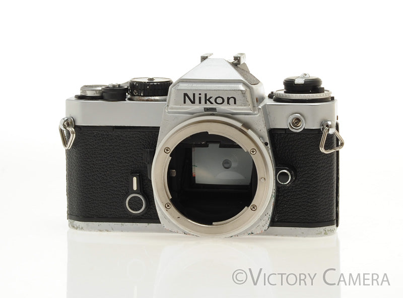 Nikon FE Chrome 35mm Film Camera [GOOD] - Victory Camera