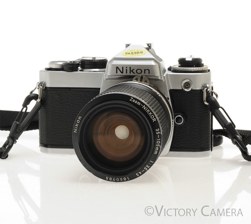 Nikon F3 HP F3HP 35mm Film Camera w/ Nikon 50mm f1.8 AI-s Lens [EXC]