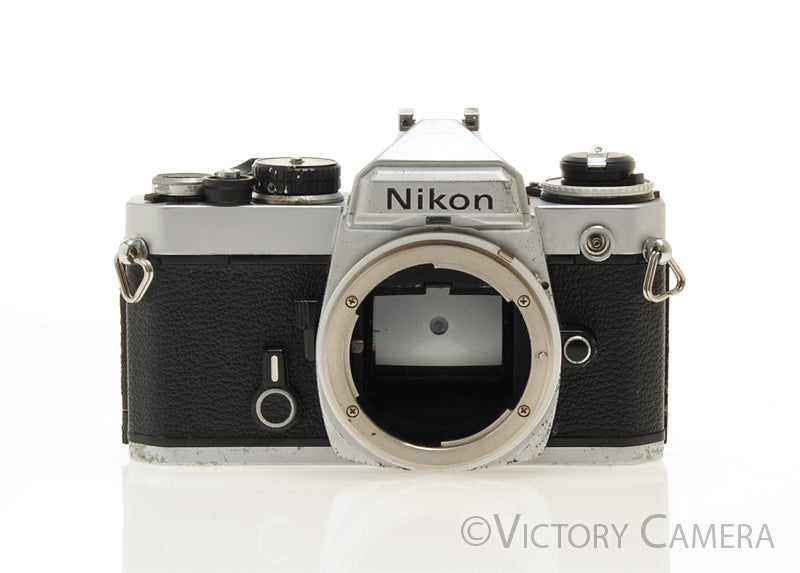 Nikon FE Chrome 35mm Film Camera [GOOD] - Victory Camera