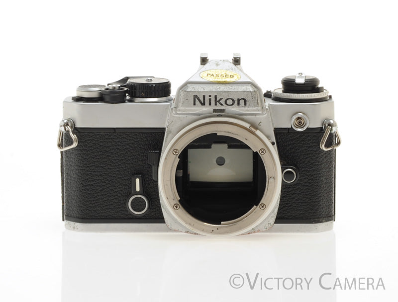 Nikon FE Chrome 35mm Film Camera [GOOD] - Victory Camera