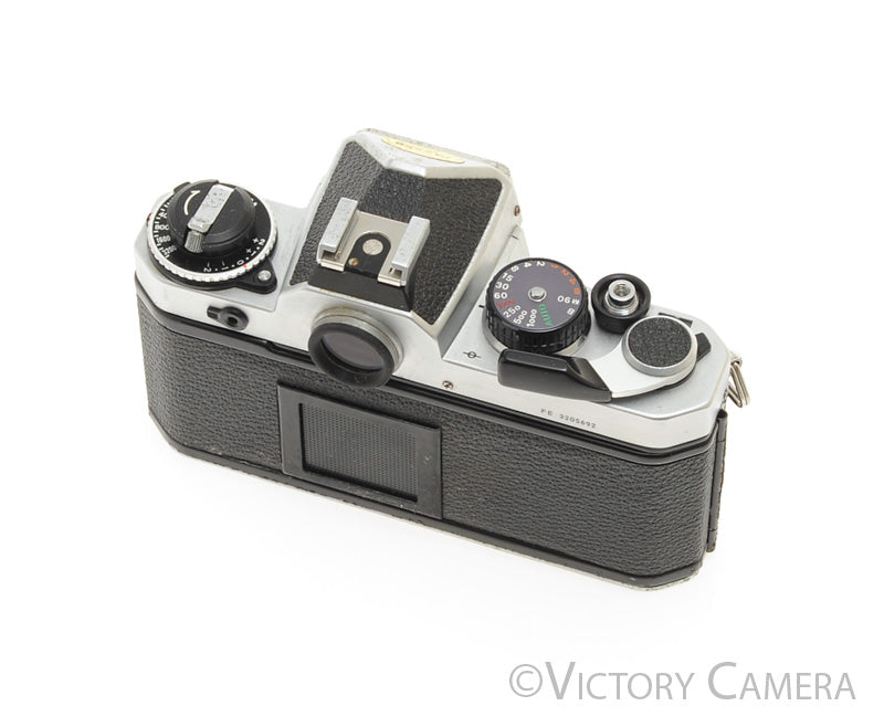 Nikon FE Chrome 35mm Film Camera [GOOD] - Victory Camera