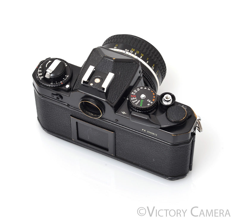 Nikon FE Black 35mm Film Camera with 50mm F1.8 Lens [EXC]