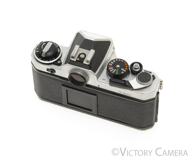 Nikon FE Chrome 35mm Film Camera [GOOD] - Victory Camera