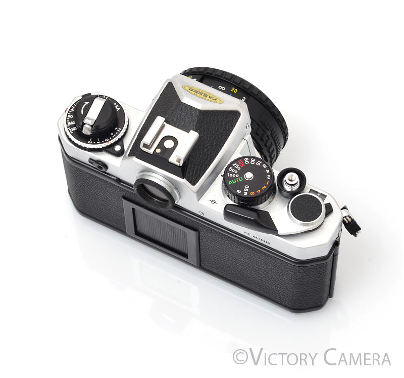 Nikon FE Chrome 35mm Film Camera 50mm F1.8 AI-S Lens [EXC] - Victory Camera