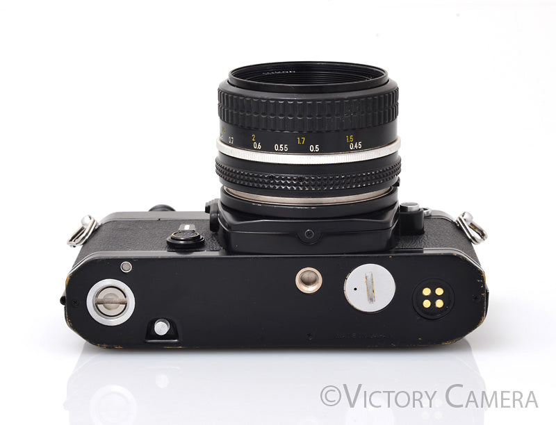 Nikon FE Black 35mm Film Camera with 50mm F1.8 Lens [EXC]