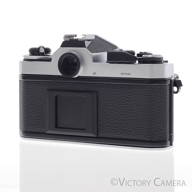 Nikon FE-2 FE2 Chrome 35mm Camera with Nikkor 50mm f1.8 AI-s Lens  [EXC+]