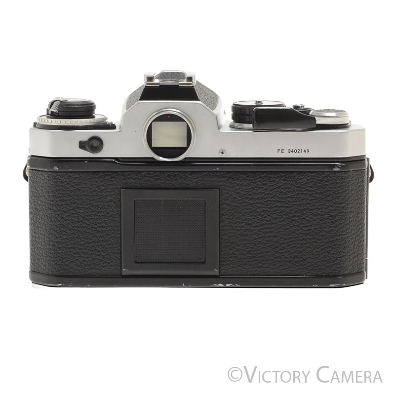 Nikon FE Chrome 35mm Film Camera with Takumar 28-85mm Macro lens. [EXC-] - Victory Camera