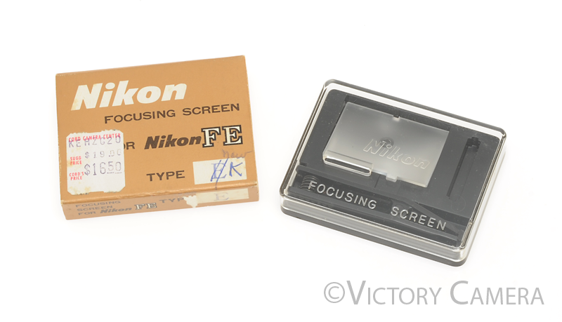 Nikon FE K Split Image / Microprism Standard Focusing Screen [EXC+] - Victory Camera