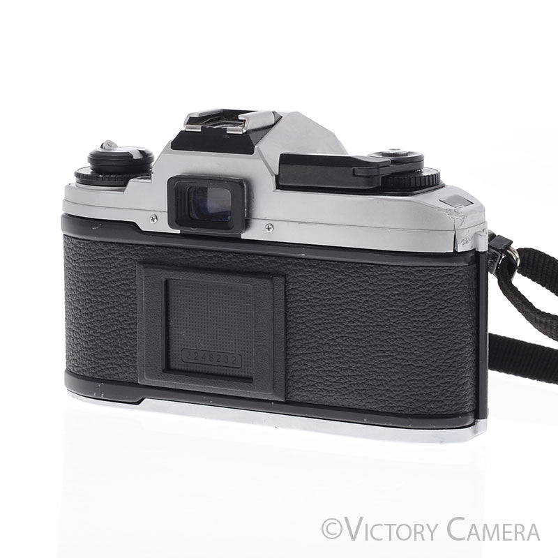 Nikon FG-20 FG20 Chrome 35mm Film Camera w/ 36-72mm Zoom Len [GOOD] - Victory Camera