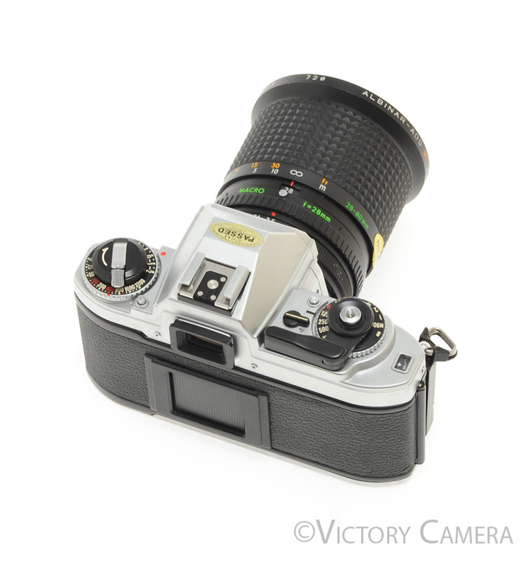 Nikon FG Chrome 35mm Film Camera w/ 28-80mm Zoom Lens [EXC+] - Victory Camera