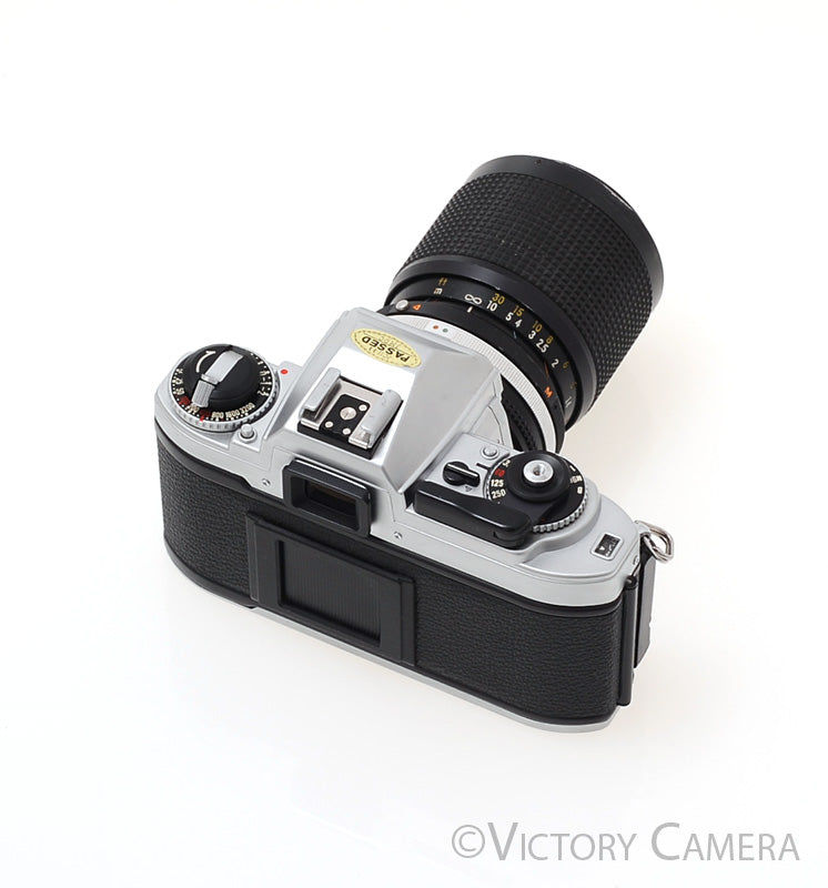 Nikon FG Chrome Camera w/ 35-105mm Zoom Lens [EXC-]