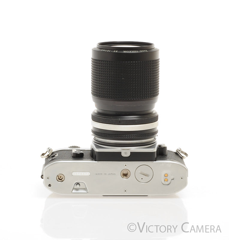 Nikon FG Chrome Camera w/ 35-105mm Zoom Lens [EXC]