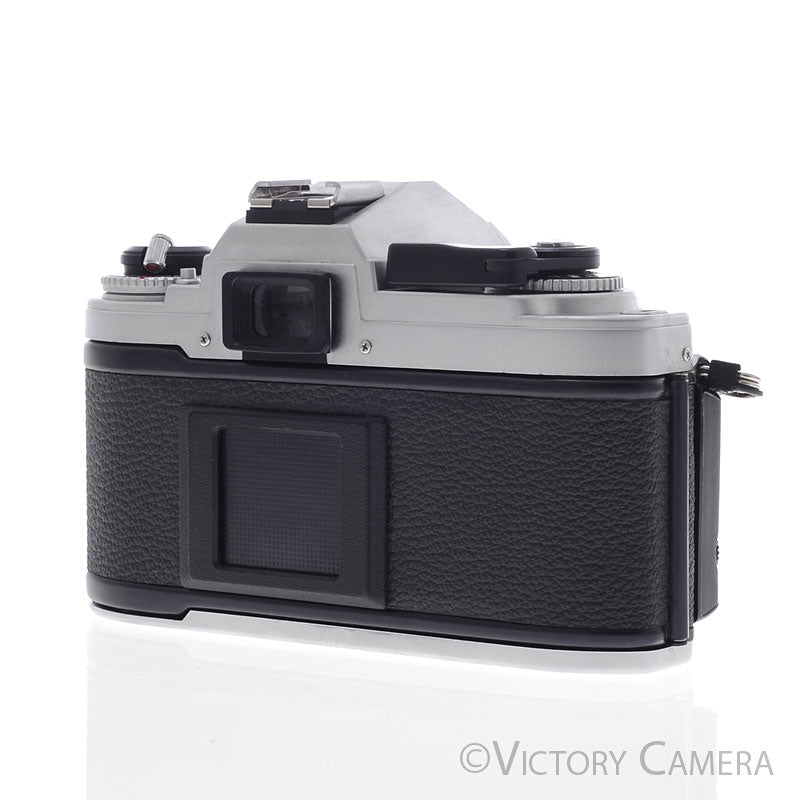 Nikon FG Chrome 35mm Film Camera w/ 50mm f1.8 Lens -New Seals- [EXC]