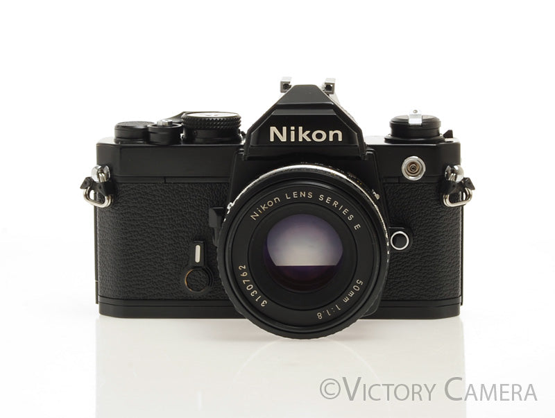 Nikon FM Black 35mm Film Camera w/ 50mm f1.8 AI-s Lens [EXC+] - Victory Camera