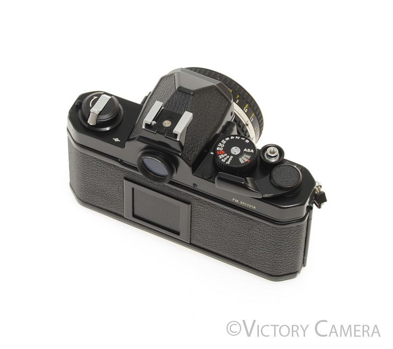 Nikon FM Black 35mm Film Camera w/ 50mm f1.8 AI-s Lens [EXC+] - Victory Camera